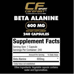 Beta Alanine 600 MG