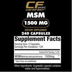 MSM 1500 MG